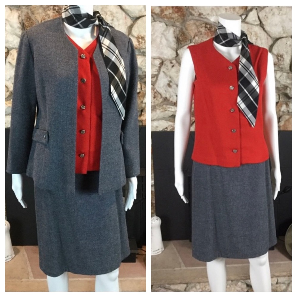 SOLD Vintage 1960s Mara by Romay 3 Piece Suit